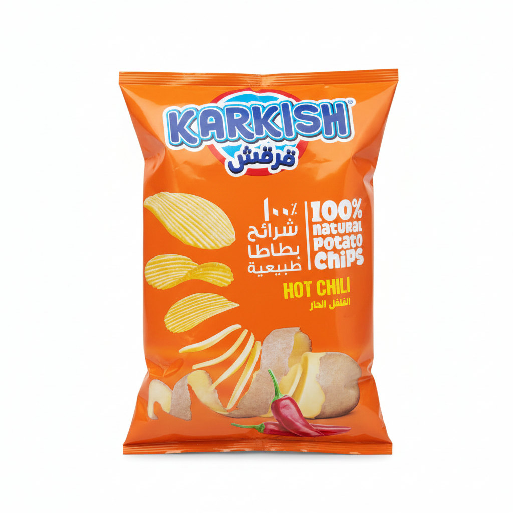 قرقش ٥٥غ نكهة فلفل حار